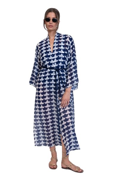 OCEANIA BOAT KIMONO NAVY