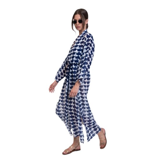 OCEANIA BOAT KIMONO NAVY