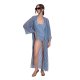 OCEANIA STRIPE KIMONO WHITE