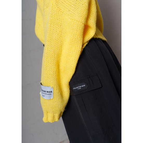 No3 Cherry Cardigan Yellow