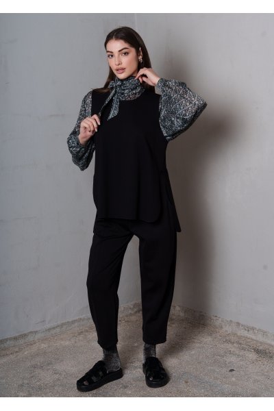 TERIA VEST BLACK