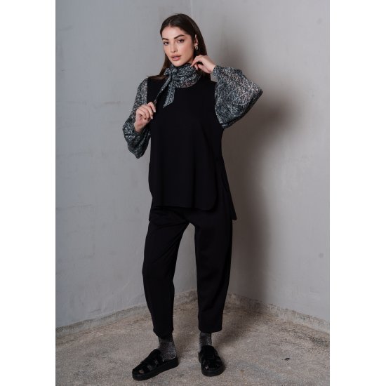 TERIA VEST BLACK