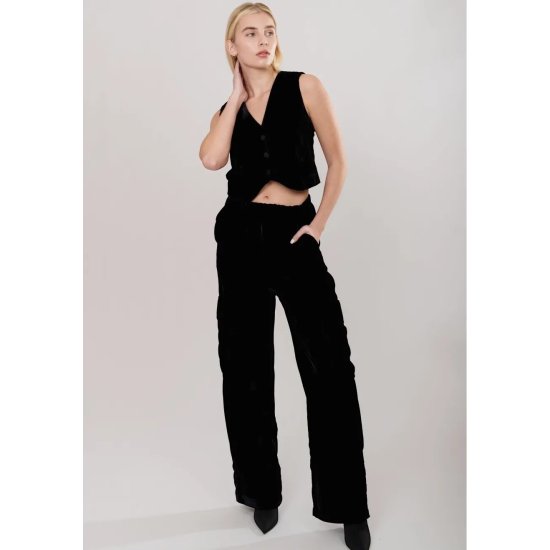 IRENE PANTS COLLECTIVA NOIR CNL01WB24VLS