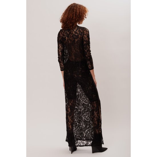 NAYLE DRESS BLACK COLLECTIVA NOIR WINTER24-25