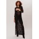 NAYLE DRESS BLACK COLLECTIVA NOIR WINTER24-25