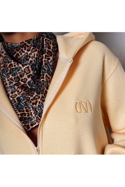 Futurista Mini Scarf Brown