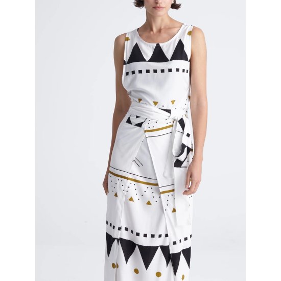 HIGH TIDE OPEN WRAP DRESS