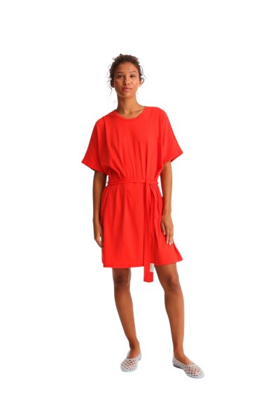 RIB LOOSE BELTER DRESS Cleo gatzeli