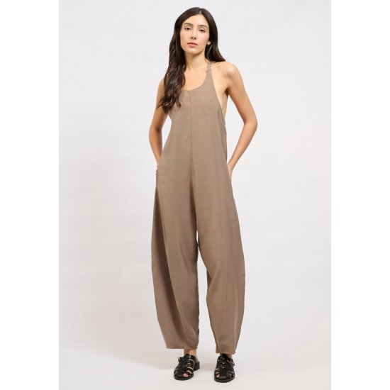 MARCH JUMPSUIT TAUPE