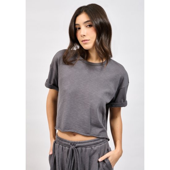 CHAR TOP GREY 