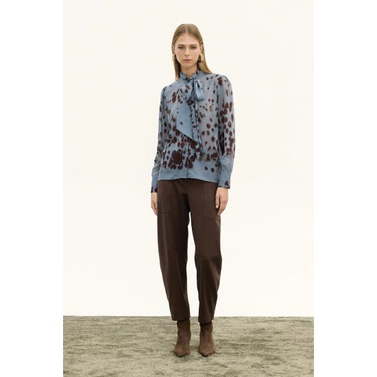 Dahlia Tie-Neck Shirt Innocent
