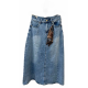 Denim Maxi Φούστα “Sky Blue”