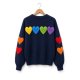 Sweater Hearts Blue