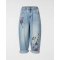 JEANS WITH FALL EMBROIDERY