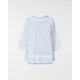 COTTON POPLIN BLOUSE WITH PLEATS WENDY 