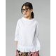 COTTON POPLIN BLOUSE WITH PLEATS WENDY 