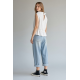 JEANS WITH POPPY EMBROIDERY WENDY 