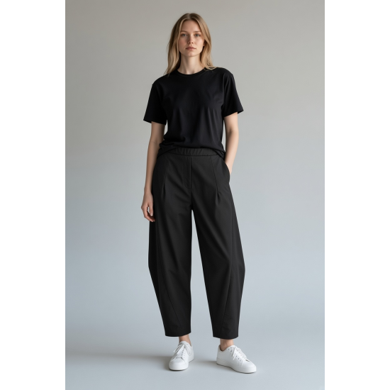 POINTED TROUSERS WITH ELASTIC WENDY