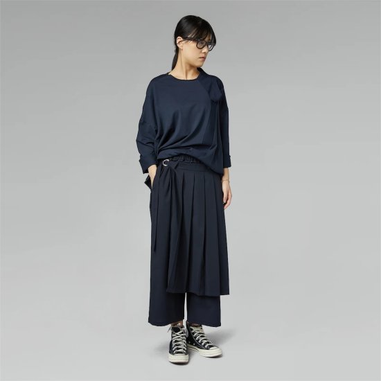 PANTS PAREO EFFECT BLACK WENDY TRENDY