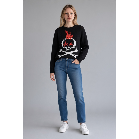 Oversized Sweater - ROCK AND ROLL lolina 