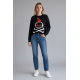 Oversized Sweater - ROCK AND ROLL lolina 