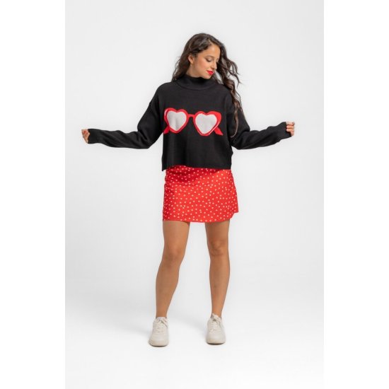 Crop Sweater - All You Need Is Coffee lolina