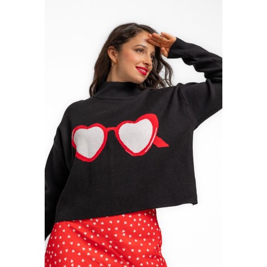 Crop Sweater - All You Need Is Coffee lolina