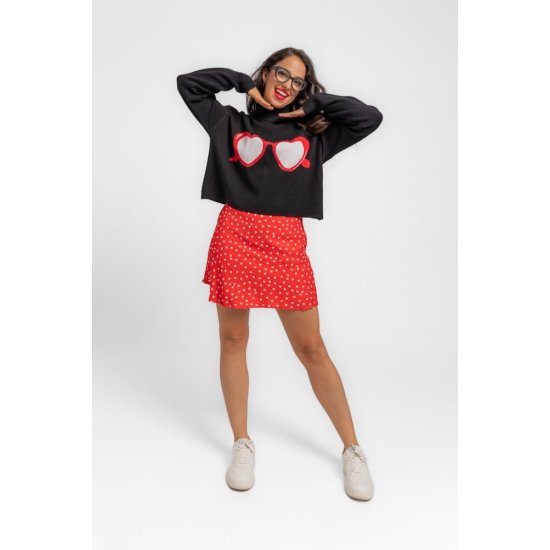 Crop Sweater - All You Need Is Coffee lolina