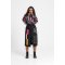 Denim Midi Skirt With Patches And Embroidery - TOKIO lolina