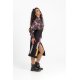 Denim Midi Skirt With Patches And Embroidery - TOKIO lolina