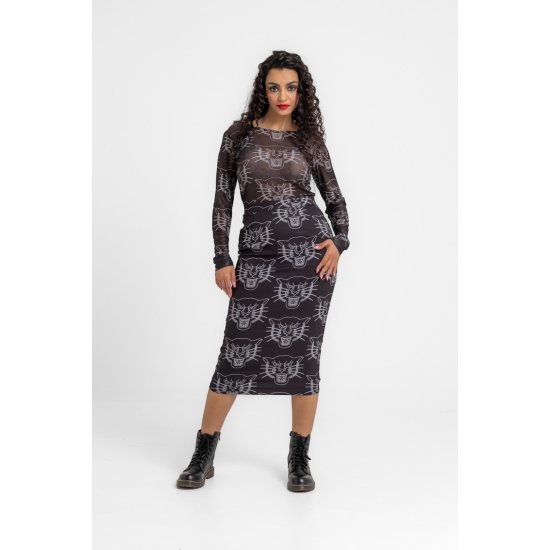 Pencil Skirt With Back Zipper - BE FREE lolina