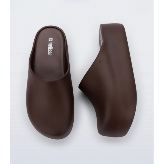 MELISSA FREE CLOG UP PLATFORM BROWN