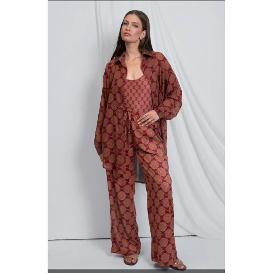 COSTA PANTS BORDEAUX