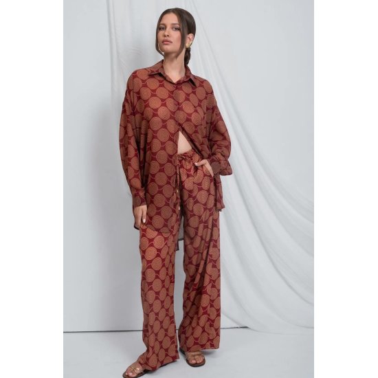 COSTA PANTS BORDEAUX
