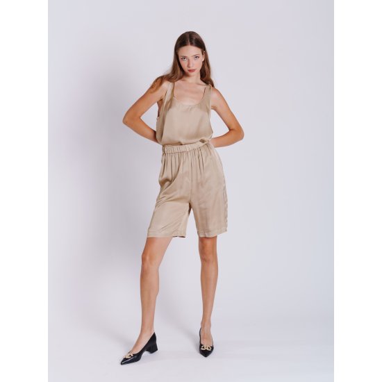 MELORIA SHORTS SATIN COLLECTIVA NOIR