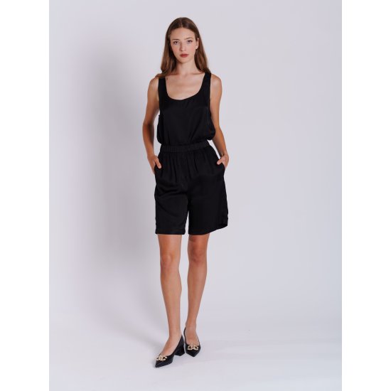 MELORIA SHORTS SATIN COLLECTIVA NOIR