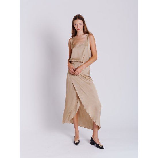 THALO TOP SATIN COLLECTIVA NOIR