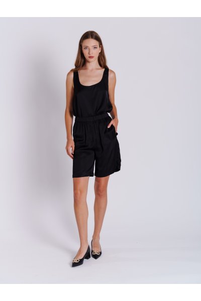 THALO TOP SATIN COLLECTIVA NOIR