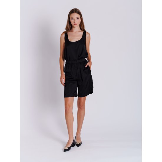 THALO TOP SATIN COLLECTIVA NOIR