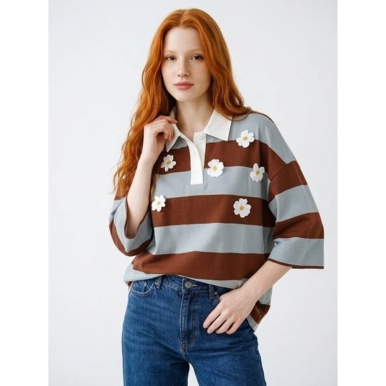 Oversized polo daisy 