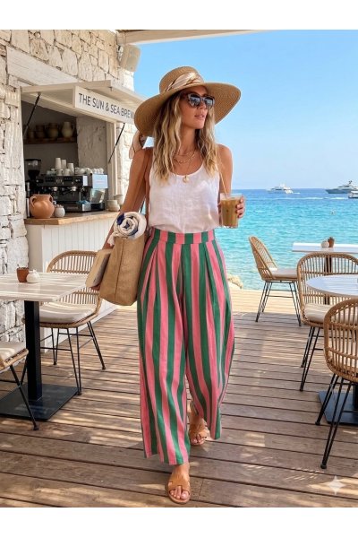 Sunset Stripes Pants