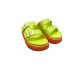 ATENEO  104 LIGHT GREEN-ORANGE SANDALS