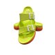 ATENEO  104 LIGHT GREEN-ORANGE SANDALS